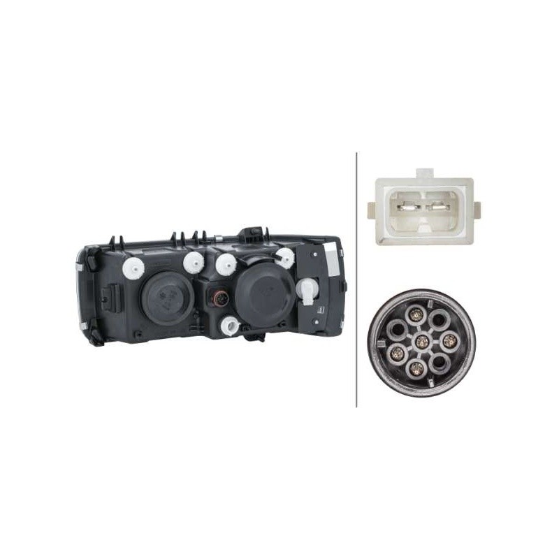 FAR DAF XF95/105,CF,LF 02-13r H7/H1 24V DREAPTA DEPO