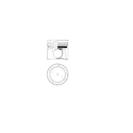 PISTON DAF XF105 MX300-375S 4V E4 06r- OE DAF