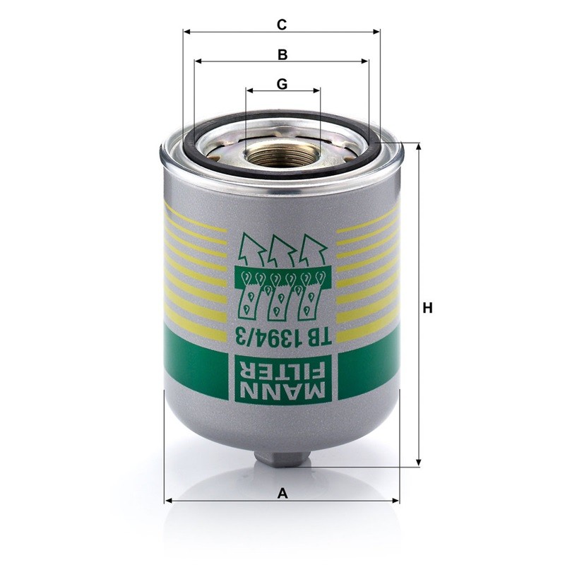 FILTRU USCATOR SC.4 bez odol. MANN
