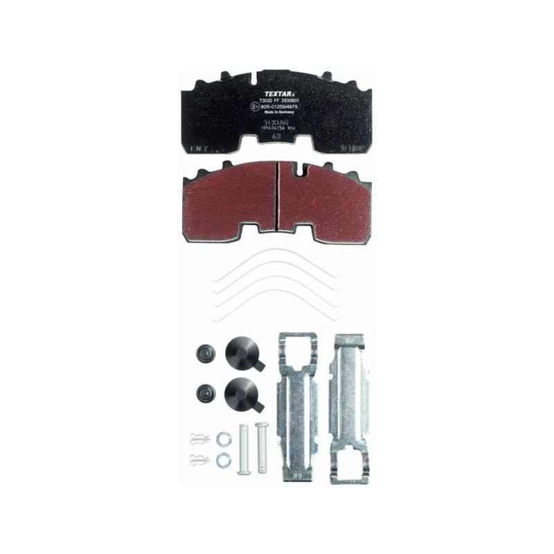 PLACUTE FRINA BPW ECO MAXX/PLUS 98- TEXTAR